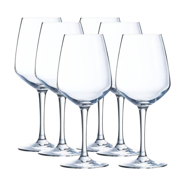 Ensemble de verre à vin 6pcs Luminarc Vinetis 50cl Glotelho