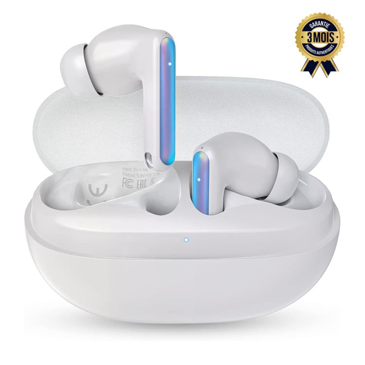 Écouteur Bluetooth sans fil - TECNO Sonic 1 - SC01 - Bluetooth V5.3 - IPX5 - Jusqu'à 50 heures d'autonomie - Garantie 6 mois