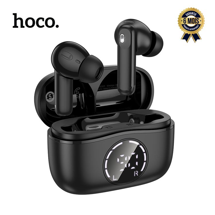 Wireless earbuds - HOCO EQ22 with charging case at Glotelho