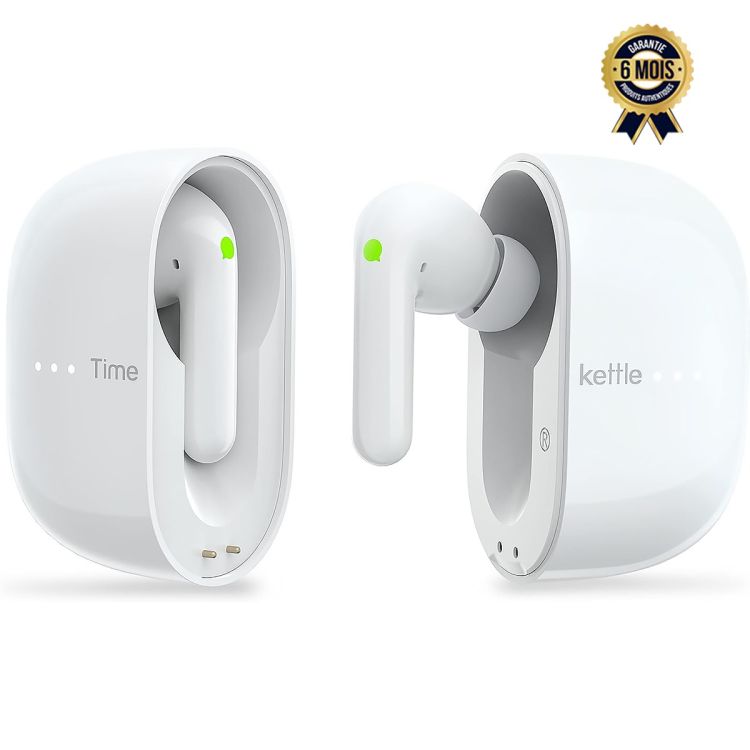 Écouteurs traducteurs Intelligents TIMEKETTLE M3 - Traduction vocale en temps réel - 40+ langues & 93 accents - Version  hors-ligne & en ligne - 3-en-1 (Traduction + Musique + Appels) - ANC 30 dB - Bluetooth - Boîtier de charge magnétique - Autonomie 25h 