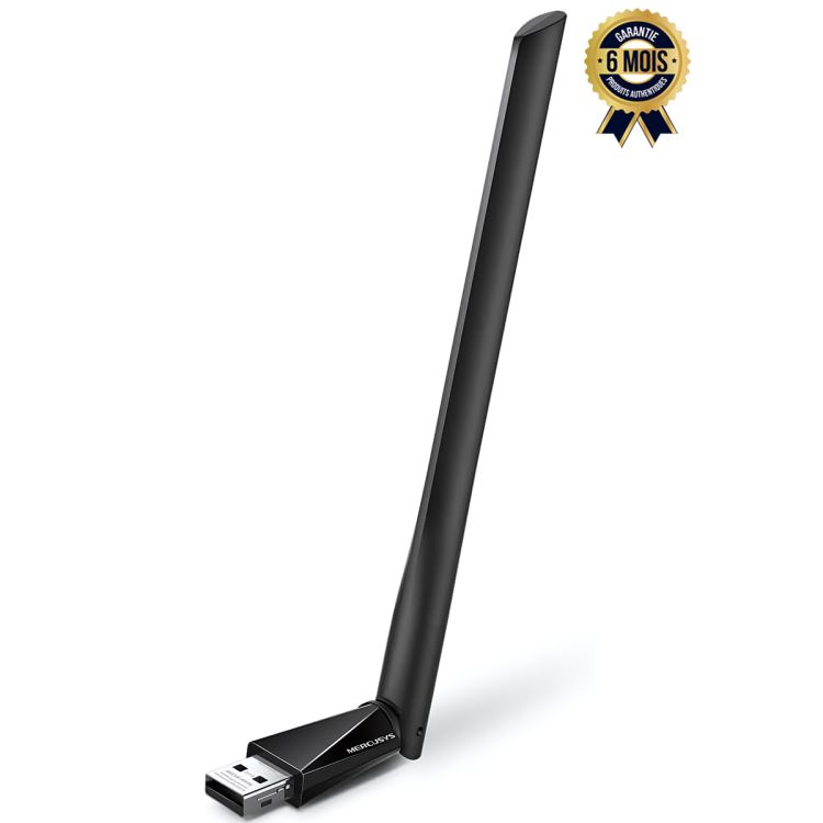 Adaptateur USB WiFi à gain élevé prix en fcfa - Bi-bande - Sans Fil - MERCUSYS MA30H - 6 Mois| Glotelho Cameroun