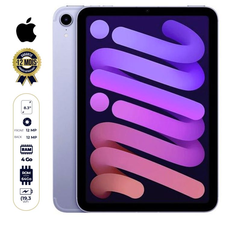 2021 Apple iPad Mini (Wi-Fi + Cellular, 64GB) | Glotelho Cameroun