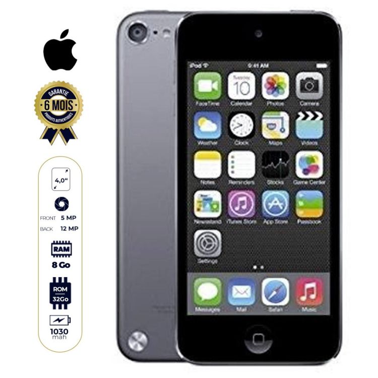 Apple ipod touch 5th generation - 32Go -6 Mois-Noir
