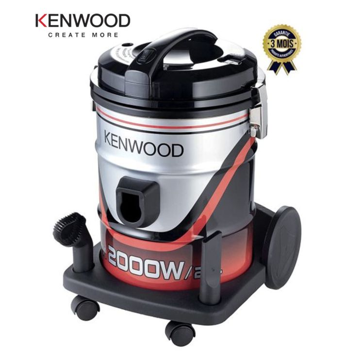 Aspirateur à tambour - KENWOOD - VDM40.000BR - 2000W - 20 L | Glotelho Cameroun