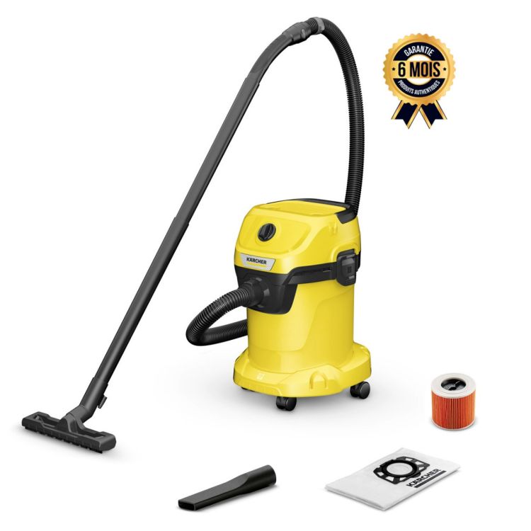 Aspirateur eau et poussière prix en fcfa - KARCHER WD 3 V-17/4/20 - 1000 W - 6 Mois| Glotelho Cameroun