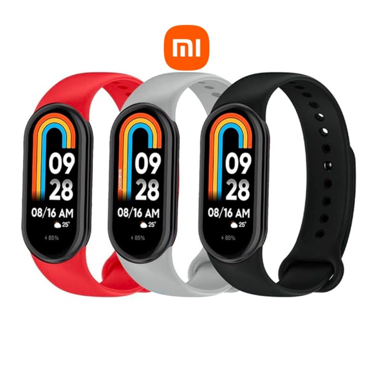 Silicone Wristband for Xiaomi Band 10, 9 &amp; 8 at Glotelho