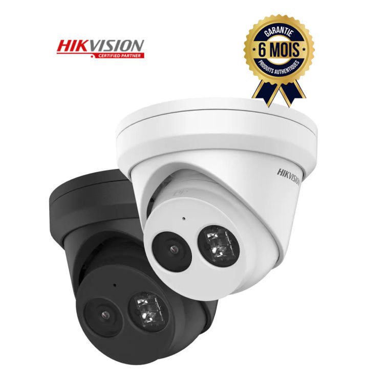 Caméra de suveillance IP à Tourelle Fixe - Hikvision DS-2CD2343G2-I(U) - AcuSense - 4MP - 6 Mois