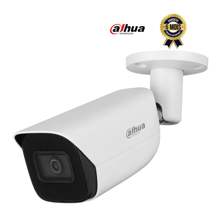 Caméra de surveillance IP Bullet prix en fcfa - Dahua IPC-HFW3541E-AS - WizSense à Focale Fixe - 5MP | Glotelho Cameroun