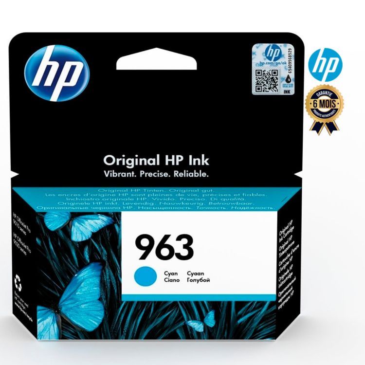 Genuine HP 963 Ink Cartridge - Cyan