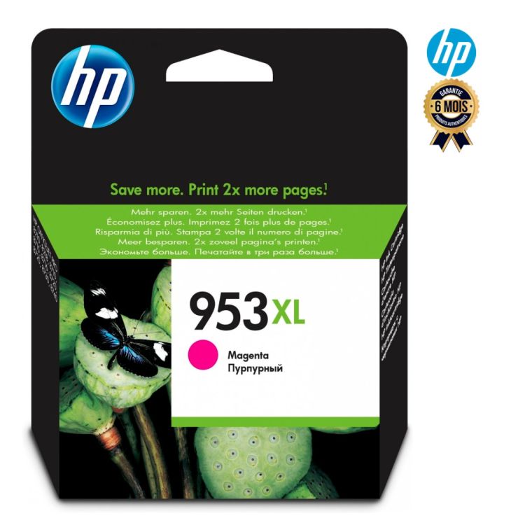 Original HP 953XL Magenta Ink Cartridge (F6U17AE) - Cameroon price