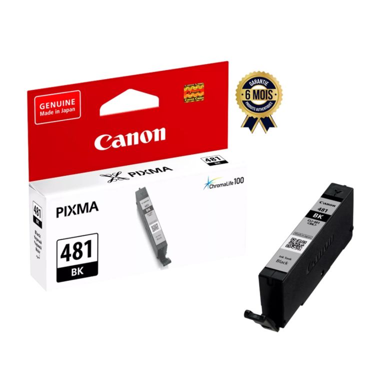 Canon CLI-481BK Black Ink Cartridge available at Glotelho Cameroon.