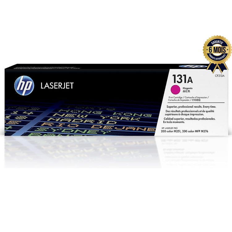 Cartouche de toner Magenta - HP 131A LaserJet (CF213A) - 6 Mois