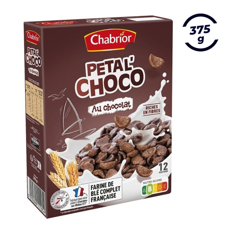 Céréales au chocolat Pétal’Choco Chabrior – 375 g