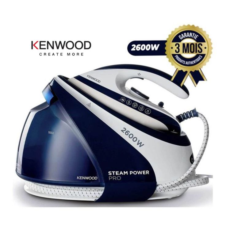 Central vapeur - KENWOOD - SSP70.000WB - 2600W - 1.8L| Glotelho Cameroun