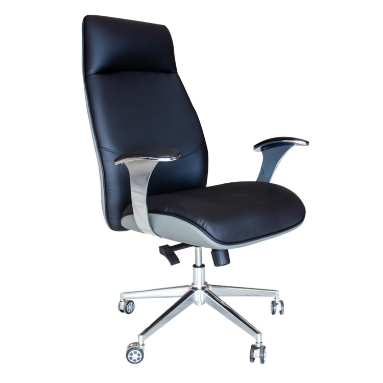Ergonomic leatherette office chair