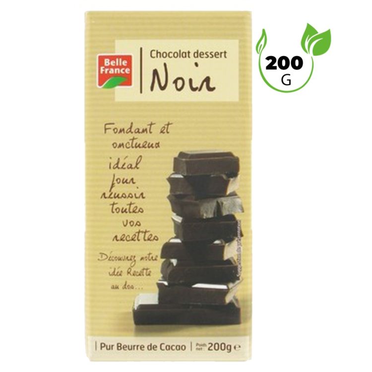 Chocolat Noir Dessert Belle France – Tablette 200 g