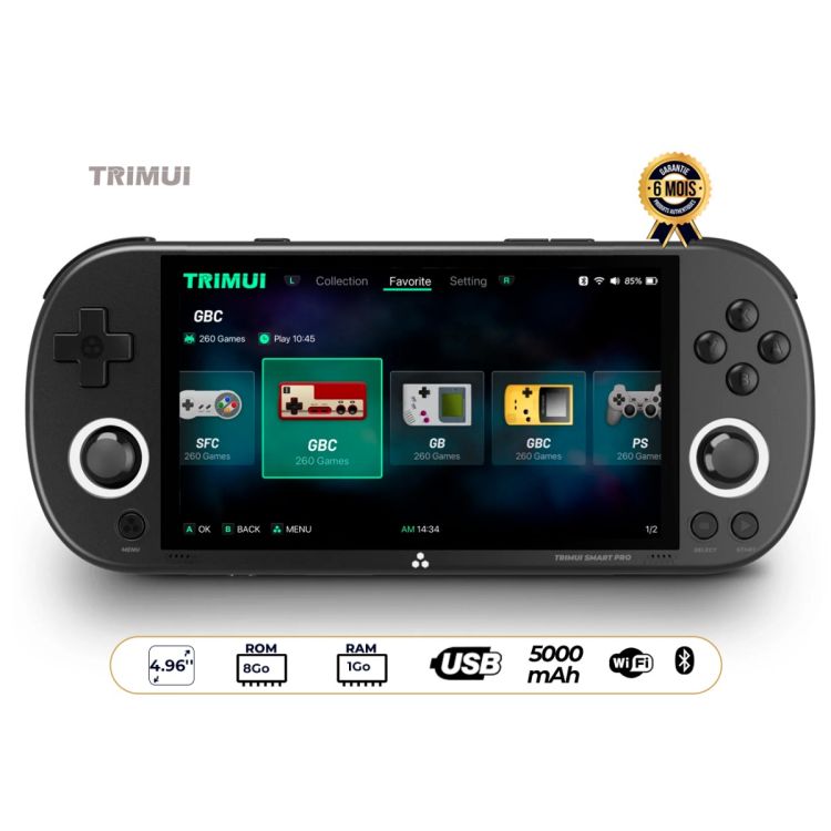 Console portable TRIMUI Smart Pro rétrogaming - Glotelho