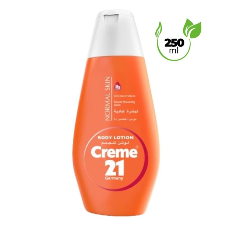 Crème 21 - Body Lotion for Normal Skin - With Provitamin B5  - 250 ml at Glotelho