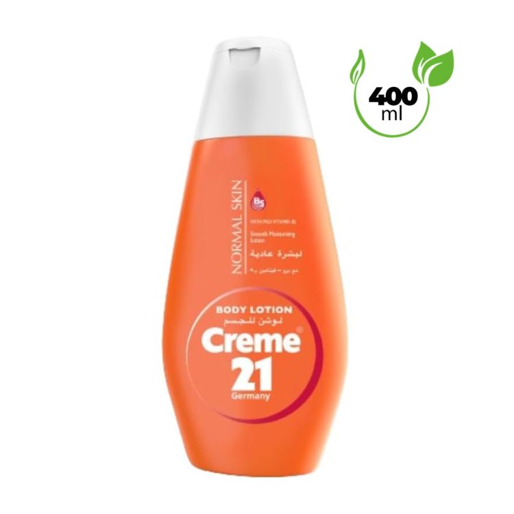 Crème 21 - Body Lotion for Normal Skin - With Provitamin B5  - 400 ml at Glotelho