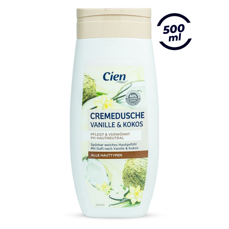 Cien Shower Cream Coconut & Vanilla Creamy - Cameroon Price