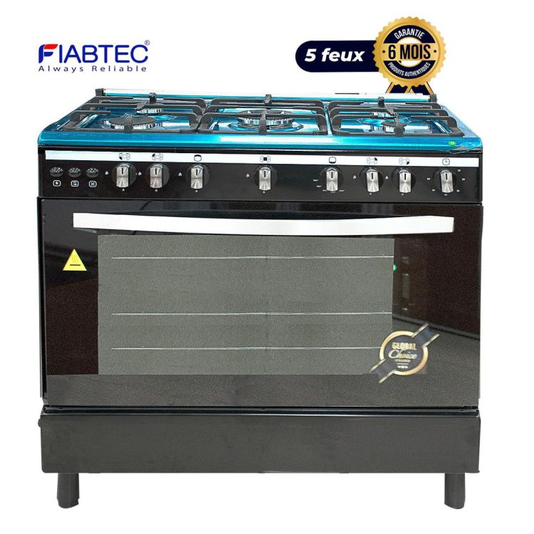 Cuisinière à Gaz FIABTEC Full option 5 Feux prix Cameroun
