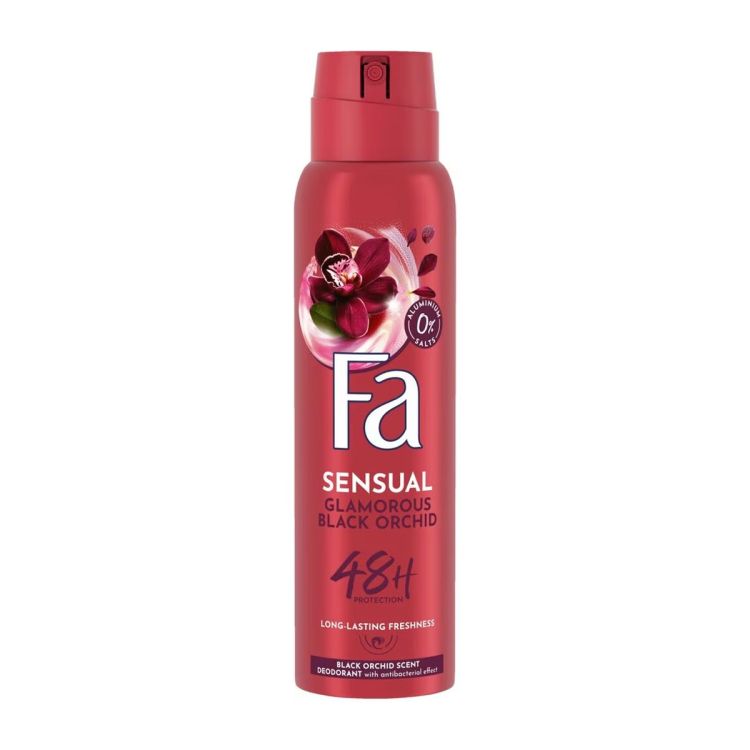 Déodorant Spray - Fa Sensual Glamorous Black Orchid - Glotelho