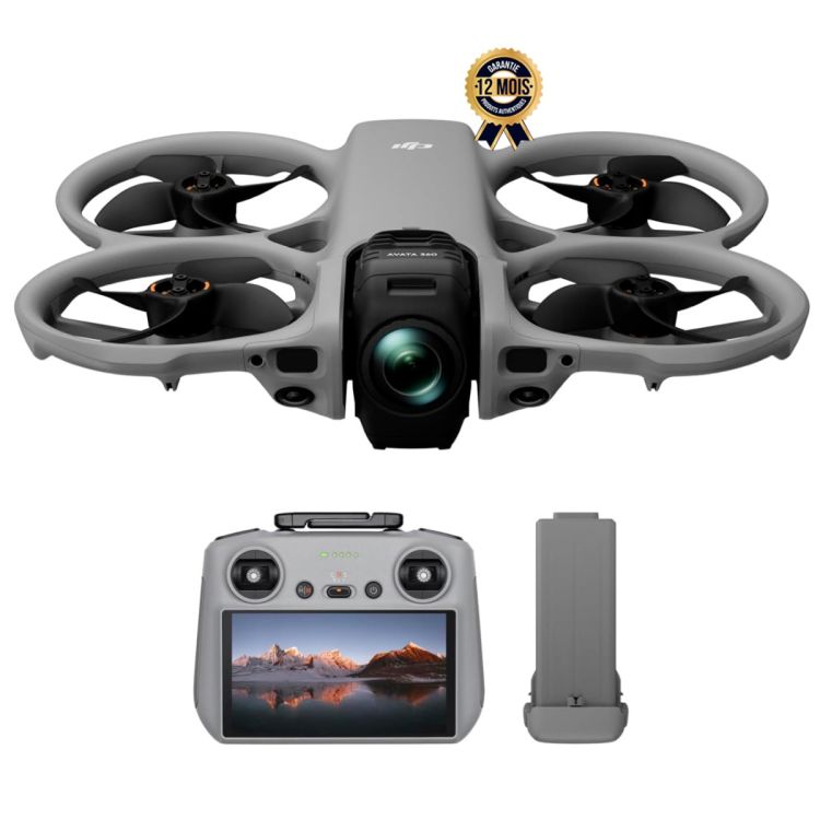 Drone DJI Avata 360 RC 2 – Caméra 360° 8K HDR – Capteur 1