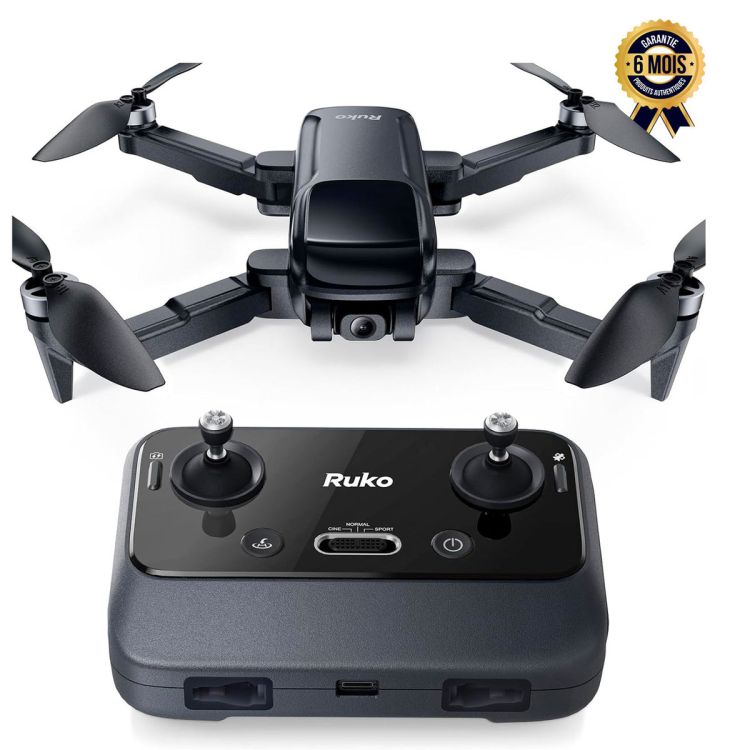 Drone pliable prix en fcfa - Avec caméra pour adultes 4k - Quadricoptère RC - Vol 52 minutes, 2 batteries GPS - Avec étui de transport | Glotelho Cameroun