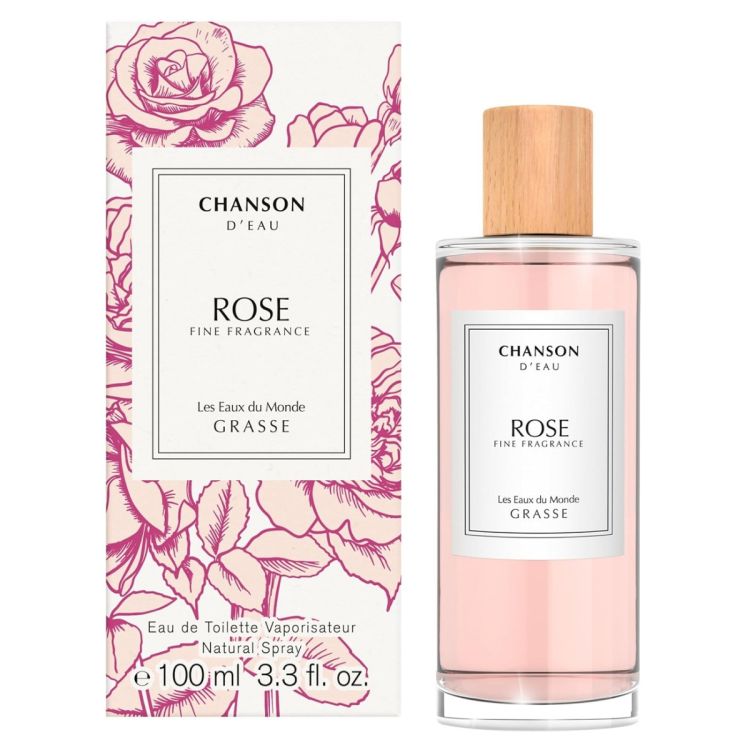 Eau de parfum - Chanson d'eau - Rose - Notes Litchi et Pamplemousse - Longue durée - 100ml