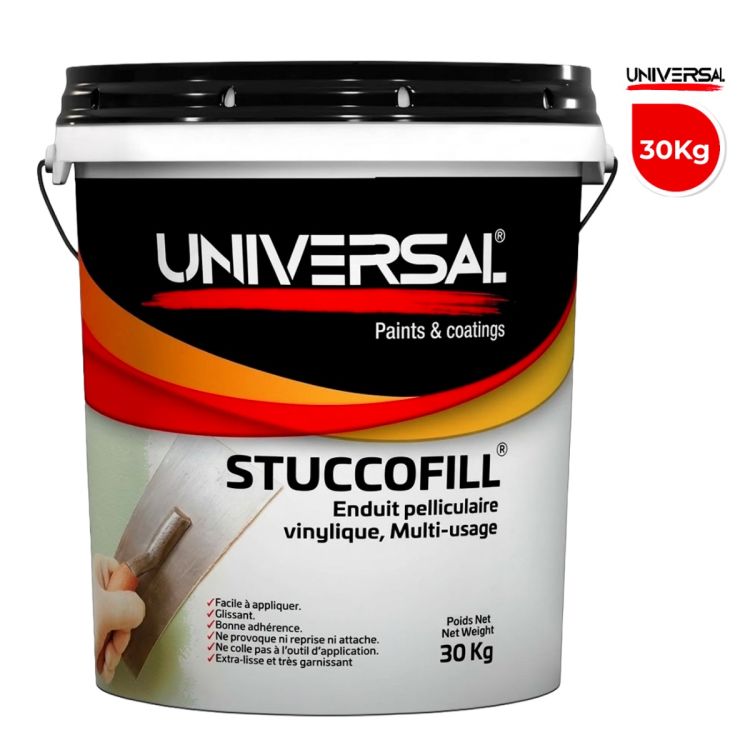 Enduit Pelliculaire Vinylique, Multi-usage – STUCCOFILL UNIVERSAL – 30 Kg