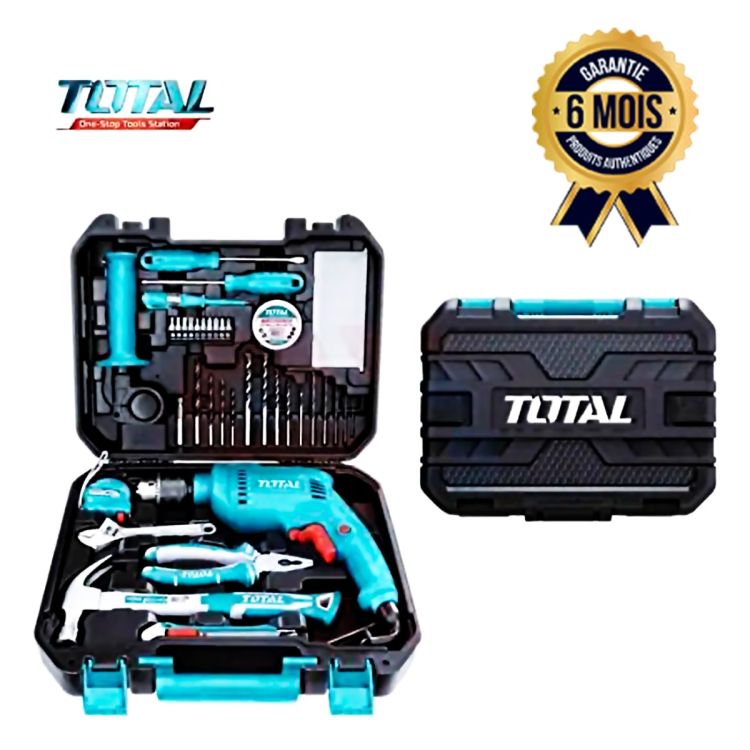 Ensemble d'outils de 115 pièces - TOTAL THKTHP1152 - Garantie 6 Mois | Glotelho Cameroun