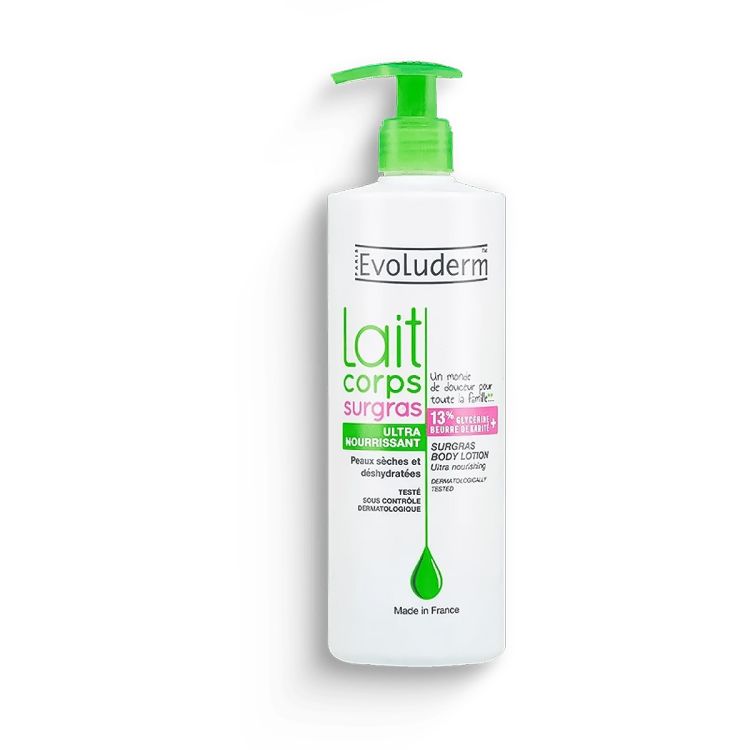 Evoluderm - Lait Corps Surgras Ultra-Nourrissant – 500 ml