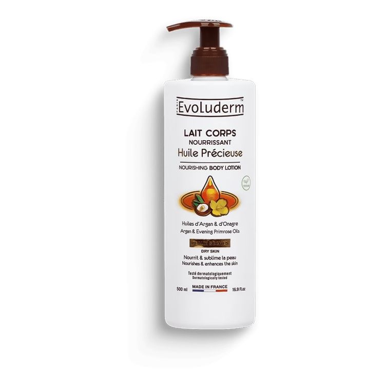 Evoluderm - Lait Corps Ultra-Nourrissant Huile Précieuse – 500 ml