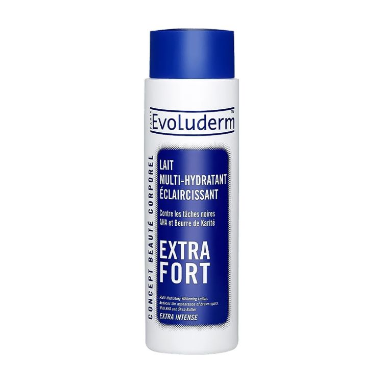 Evoluderm - Lait Multi-Hydratant Éclaircissant Extra Fort – Anti taches - 500 ml