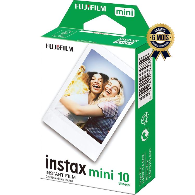 Film instantané FujiFilm Instax Mini - Lot de 10 feuilles - Prix en fcfa - Emballage variable | Glotelho Cameroun