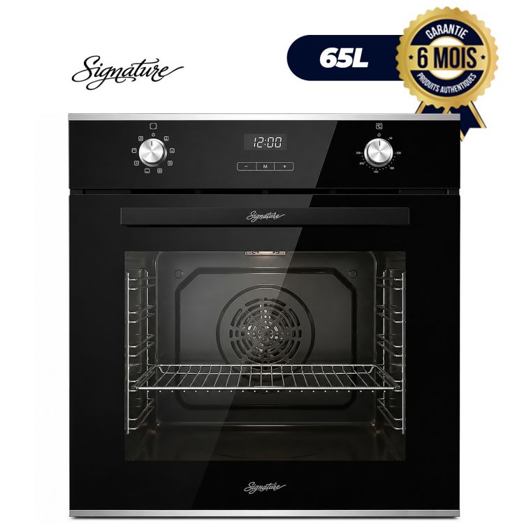 Four électrique Encastrable Signature - 65 litres - Noir - Garantie 6 mois