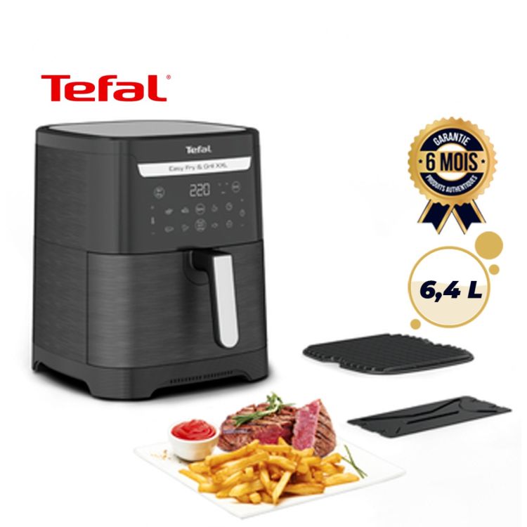2 in 1 Easy Fry &amp; Grill XXL oil-free non-stick air fryer - TEFAL - price Cameroon