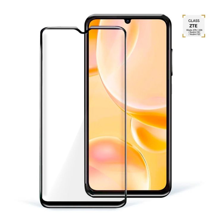 Screen Protector Glass for ZTE Blade A76/A56, Redmi 13C/Redmi 12C at Glotelho