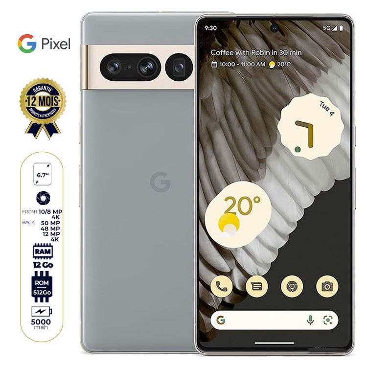Google Pixel 7 Pro 5G - 6.7" - 512GB/12GB - 50MP - 5000 mAh | Glotelho Cameroon