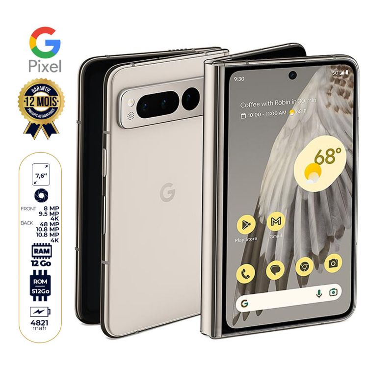 Google Pixel Fold - 512 Go prix Cameroun en fcfa chez Glotelho
