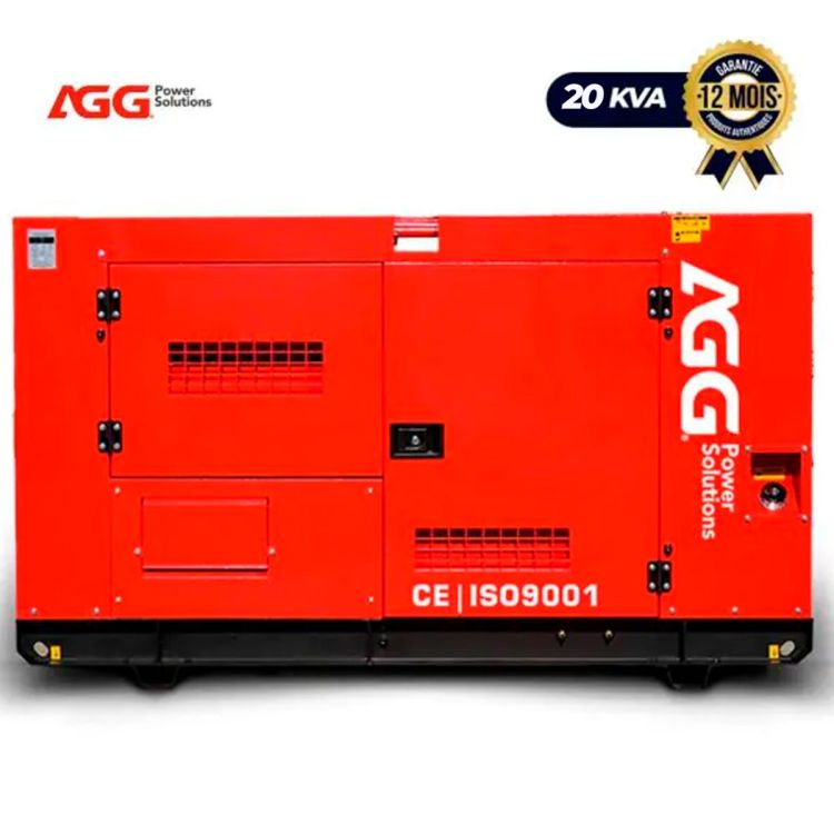 Groupe électrogène - Diesel silence - AGG P22D5 - 50Hz - 20KVA - MOT.PERKINS 404A-22G1| Glotelho Cameroun
