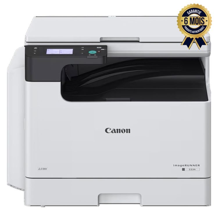 Imprimante Multifonctions Canon imageRUNNER 2224 - Laser Noir et Blanc A3 - 24 ppm - Écran Tactile - USB 2.0 - Garantie 6 Mois