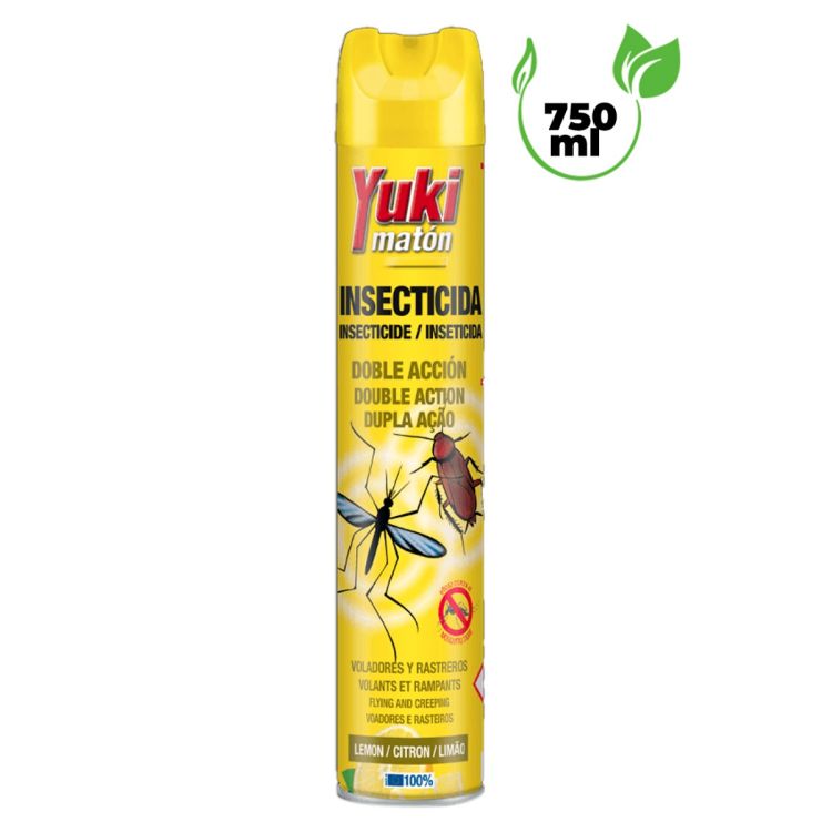 Insecticide en aérosol - Yuki - Formule choc grand format - 750ml