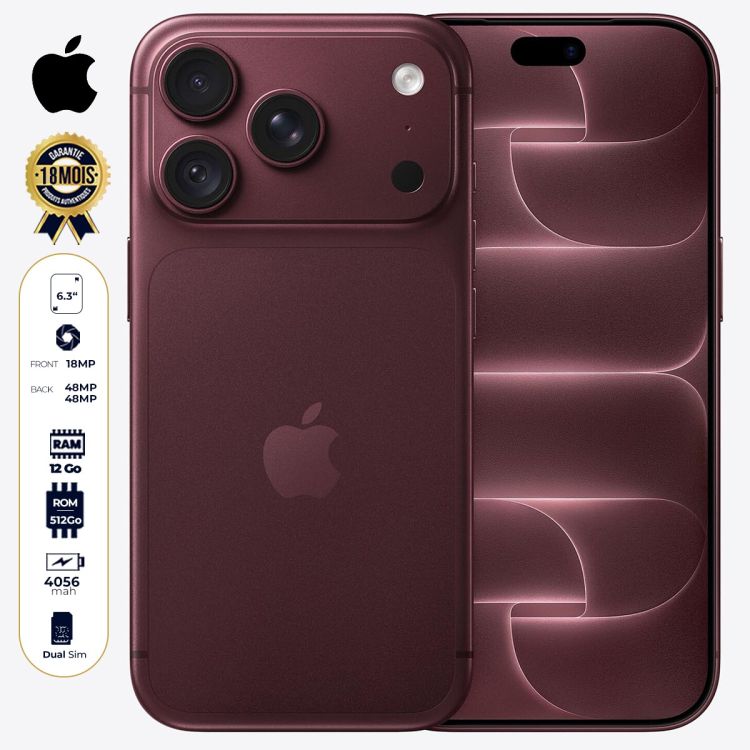 iPhone 18 Pro 256 Go prix en FCFA
