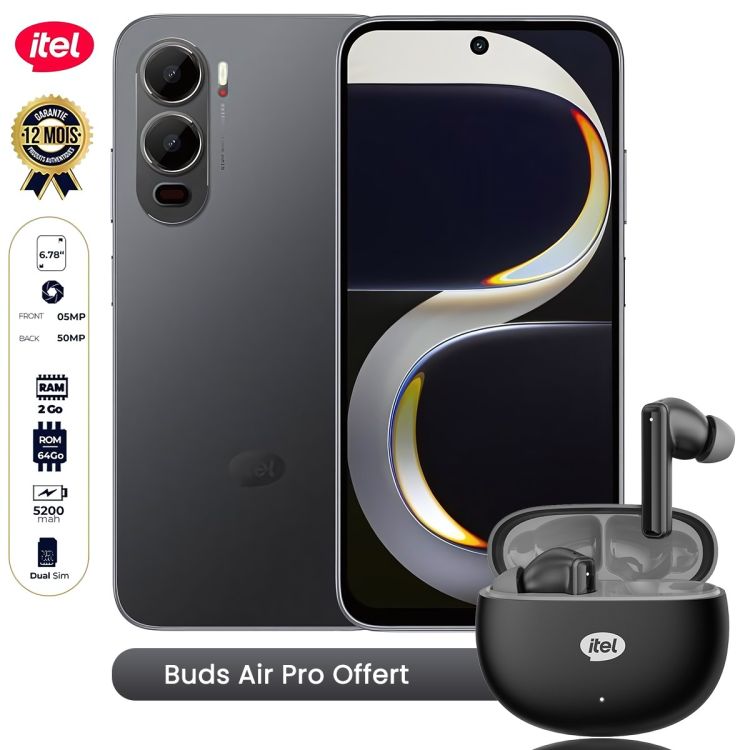 itel City 200 - 64Go - 2 Go RAM au prix Cameroun
