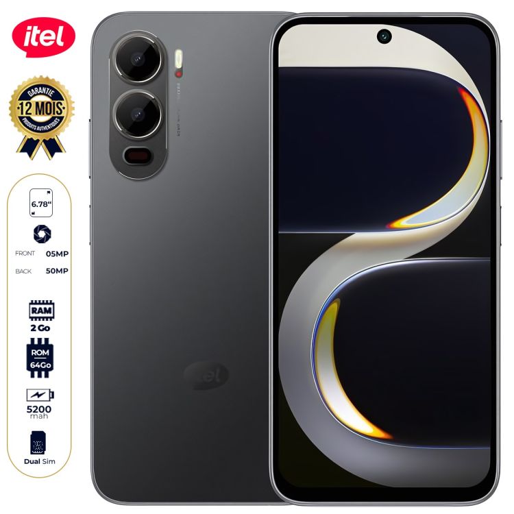 itel City 200 - 64Go - 2 Go RAM au prix Cameroun