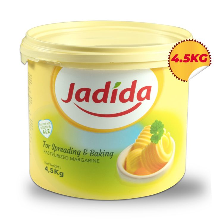 Jadida - Tartines et cuisson - Margarine pasteurisée 4.5 KG
