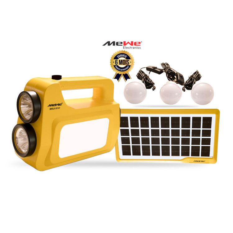 Kit d'éclairage solaire standard MEWE - prix Cameroun
