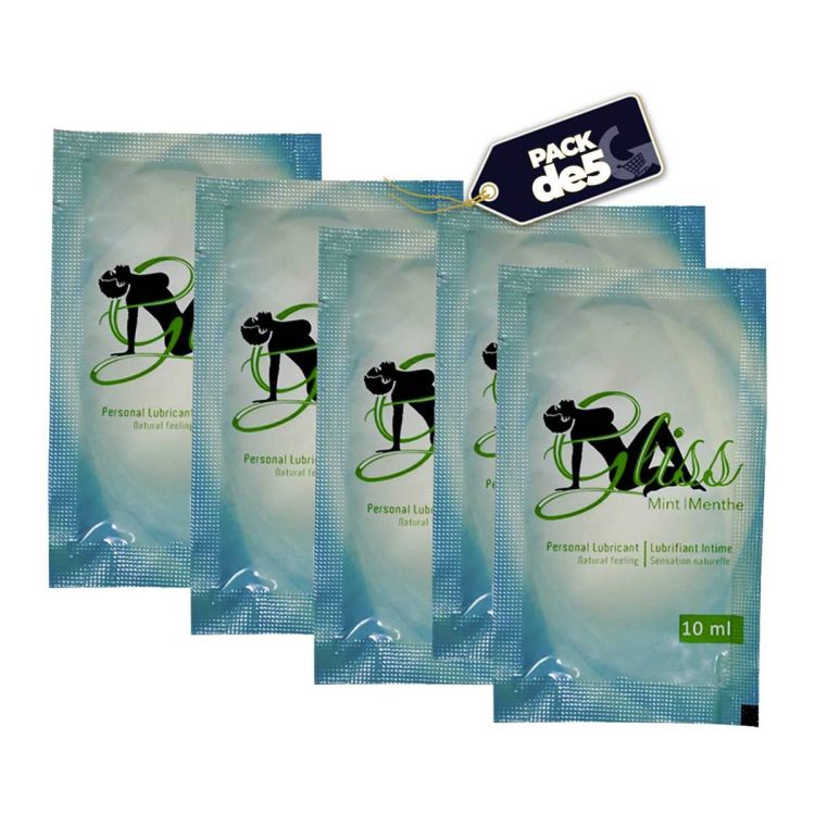 Pack de 5 gliss Menthe 10 ml