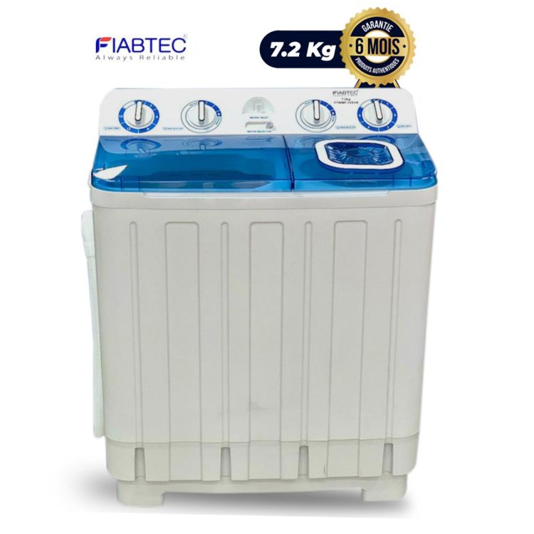 Machine à laver semi-automatique – FIABTEC au prix Cameroun
